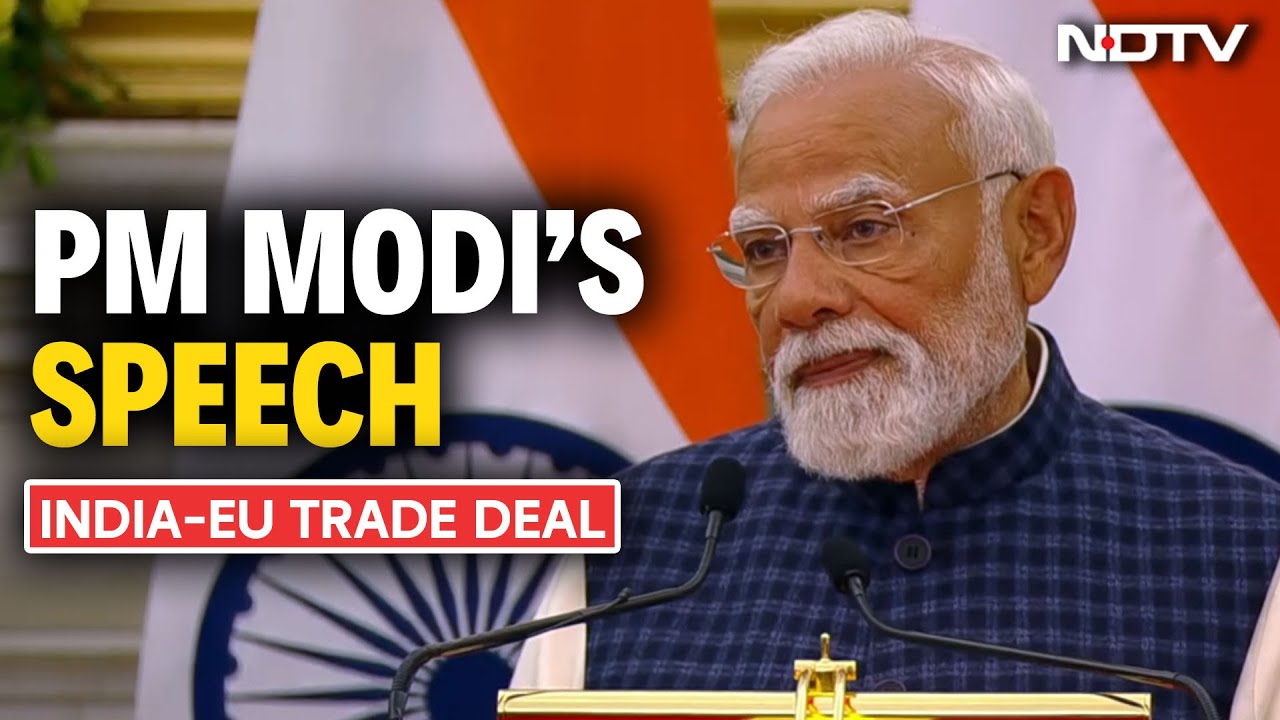 PM Modi News Today | India, European Union Sign Free Trade Agreement | PM Modi's Speech