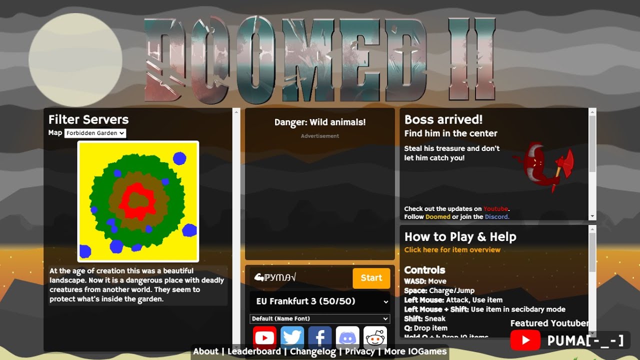 Как я умер в Doomed2.io!!!