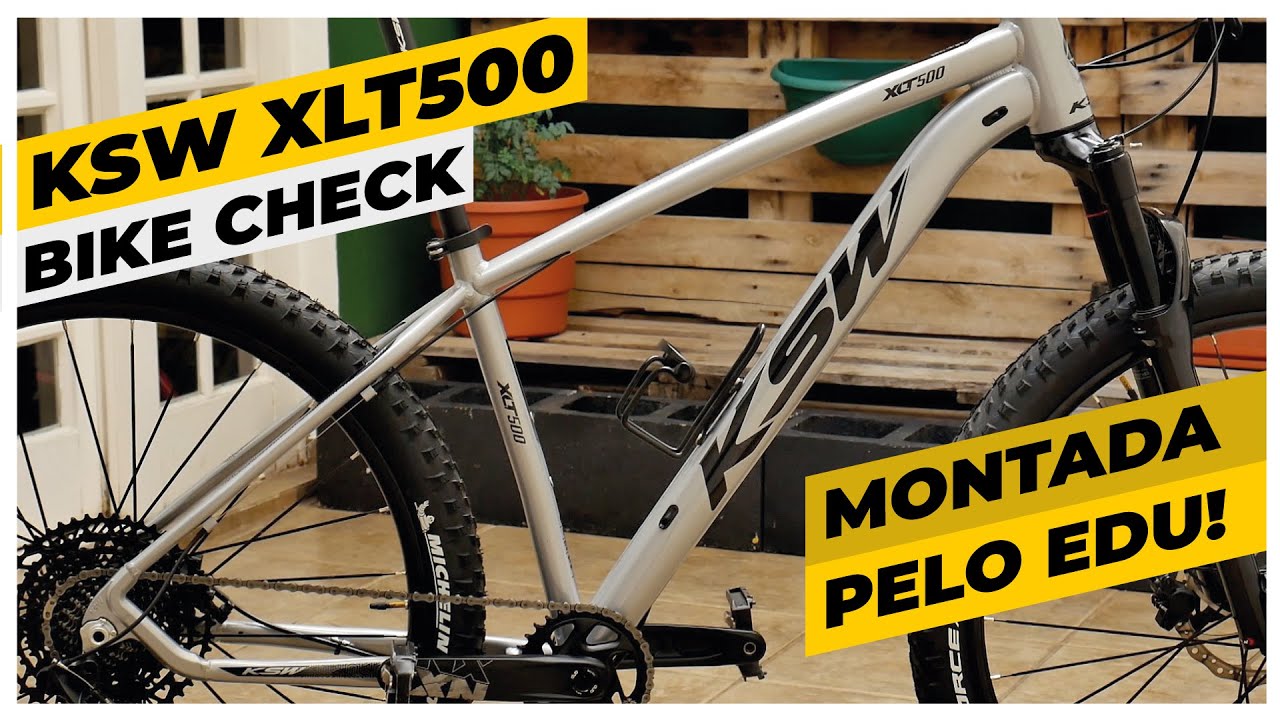 Detalhes da KSW XLT500 que o Edu montou. Pedaleria