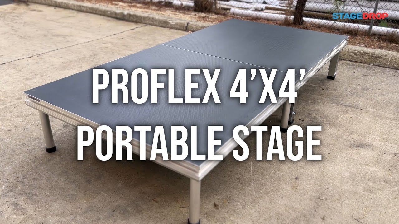 ProFlex 4'x4' Portable Stage Unit - StageDrop