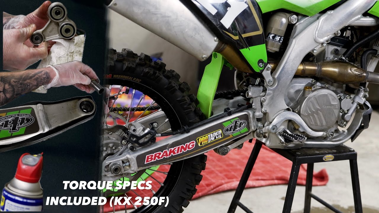 Cleaning and Greasing Swing Arm Bearings and Linkage Bearings on a Dirtbike