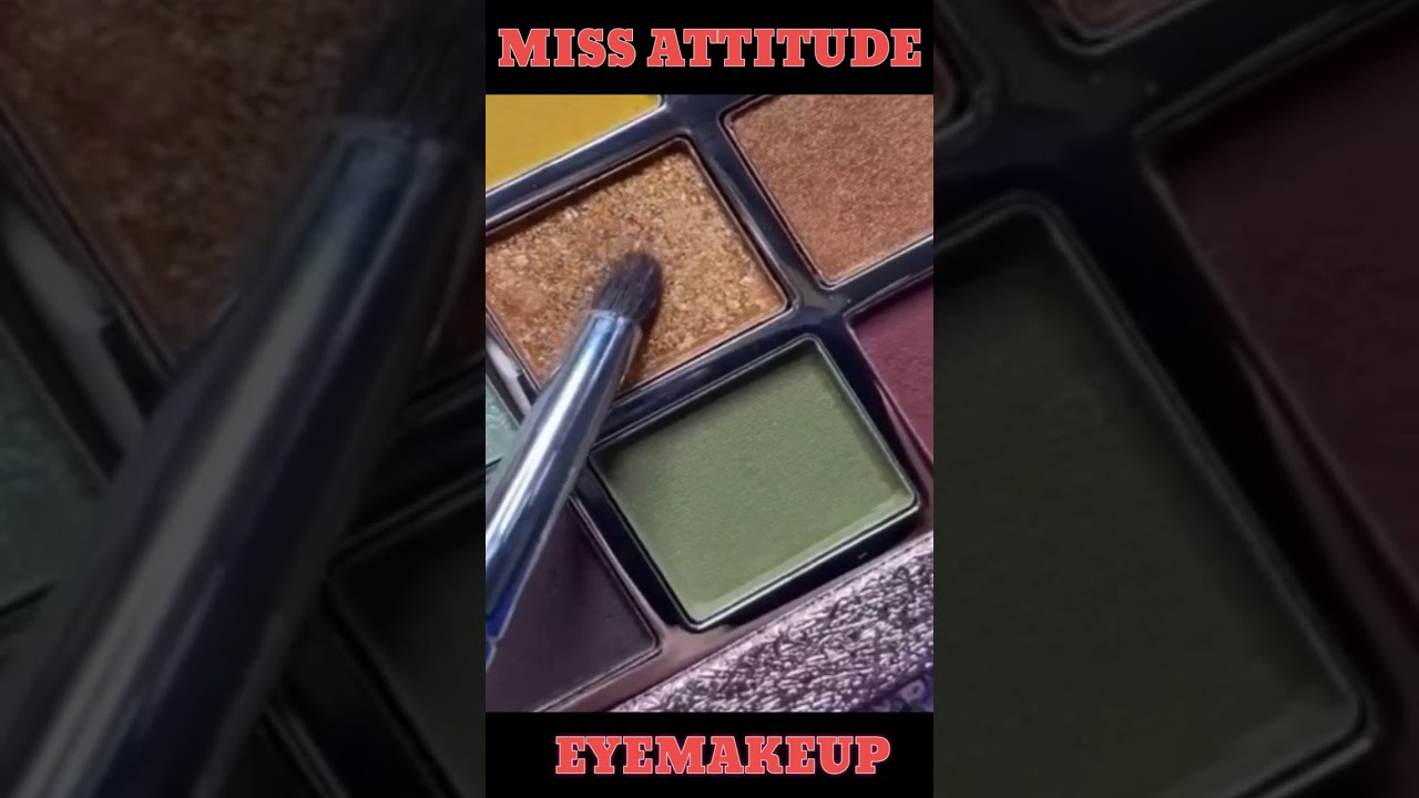 #shorts ||》2021 LATEST | STEP BY STEP TO MAKE GOLD SMOKEY EYE MAKEUP TUTORIAL || MISS ATTITUDE ||
