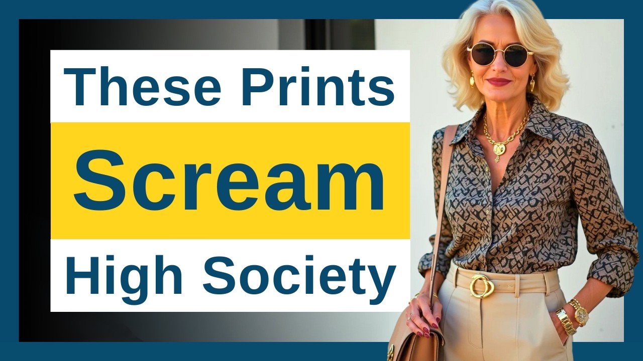 8 Luxury Prints ELEGANT WOMEN Over 50 Are Secretly Wearing to Look HIGH-SOCIETY