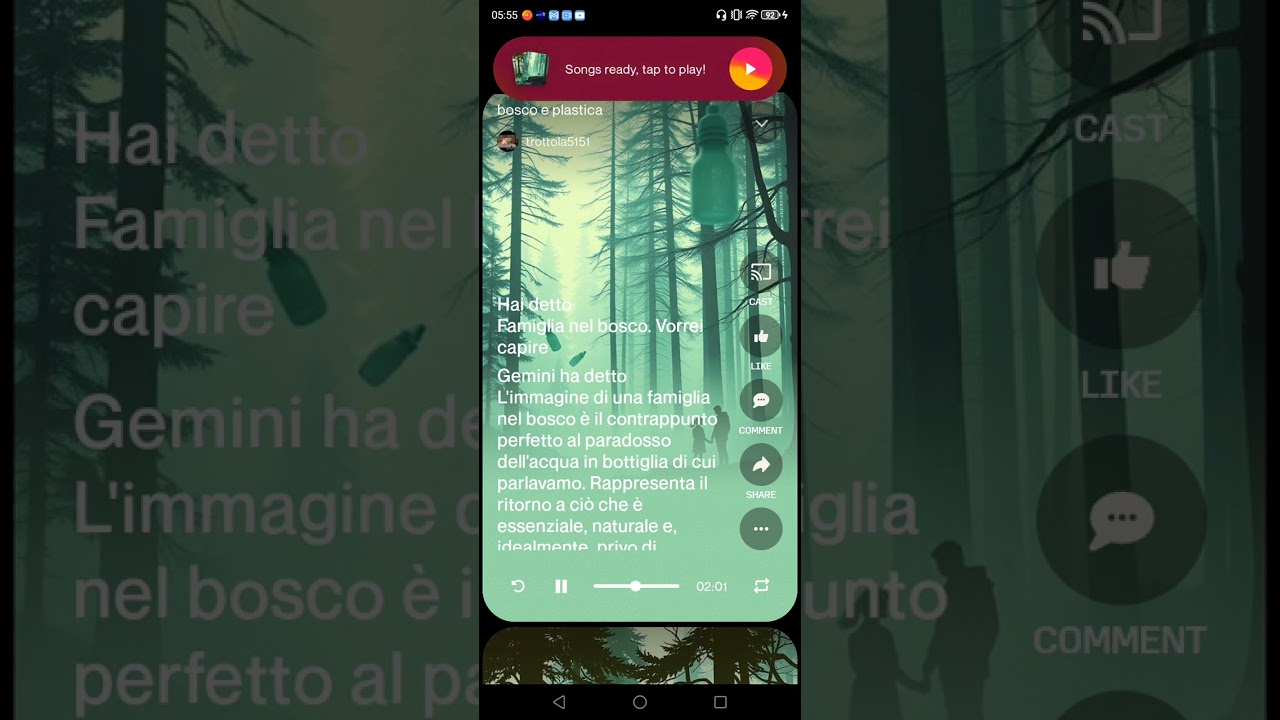 Gianluigi Grassi bosco e plastica 