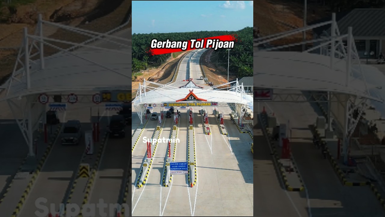 Drone View - Gerbang Tol Pijoan Jambi