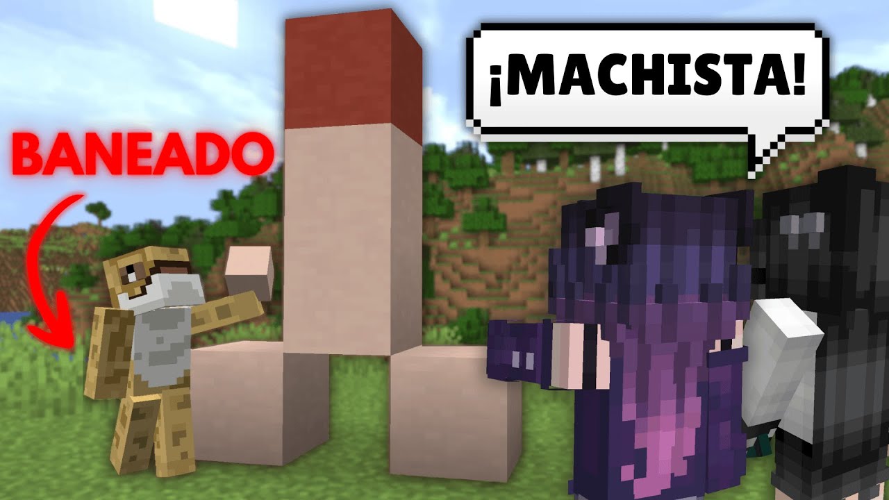 Me infiltré en un servidor de CHICAS en MINECRAFT