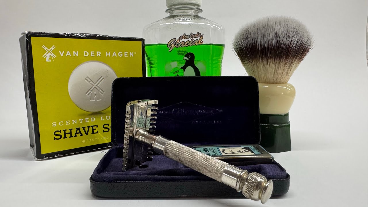 🫧British Gillette #77 RFB🫧Van Der Hagen Luxury🫧#Alcolado Glacial 🐧 🫧Yaqi Obsidian S