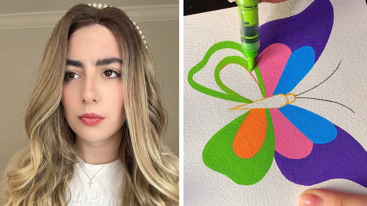 #26 Arte Satisfactorio con Acrylic Markers POV con @leidys sotolongo #POV Drawing #MarkerArt