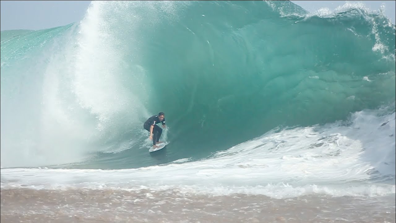 RAW - The Biggest Day Ever Ridden on a Skimboard at The Wedge - Pro Skimboarding
