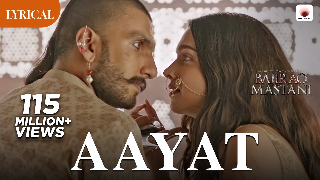Aayat - Lyrical Video | Bajirao Mastani | Arijit Singh | Ranveer, Deepika | Sanjay Leela Bhansali