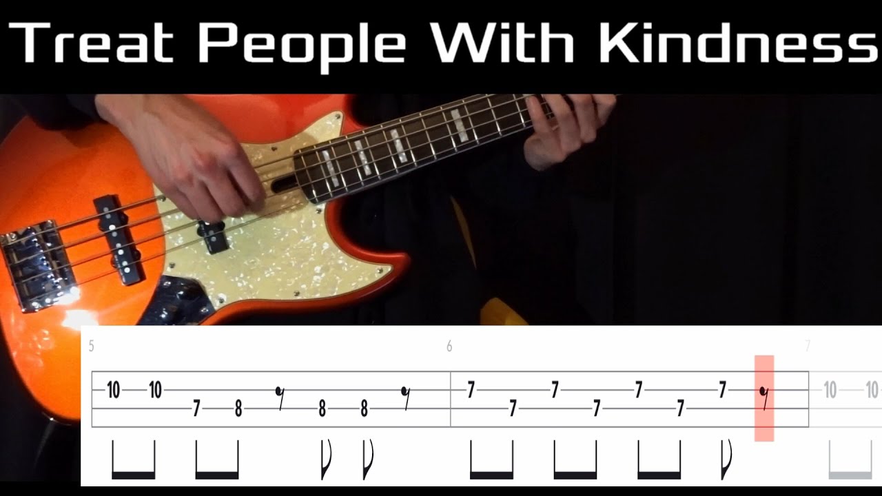 Treat People With Kindness (Harry Styles) - Bass Cover WITH TABS