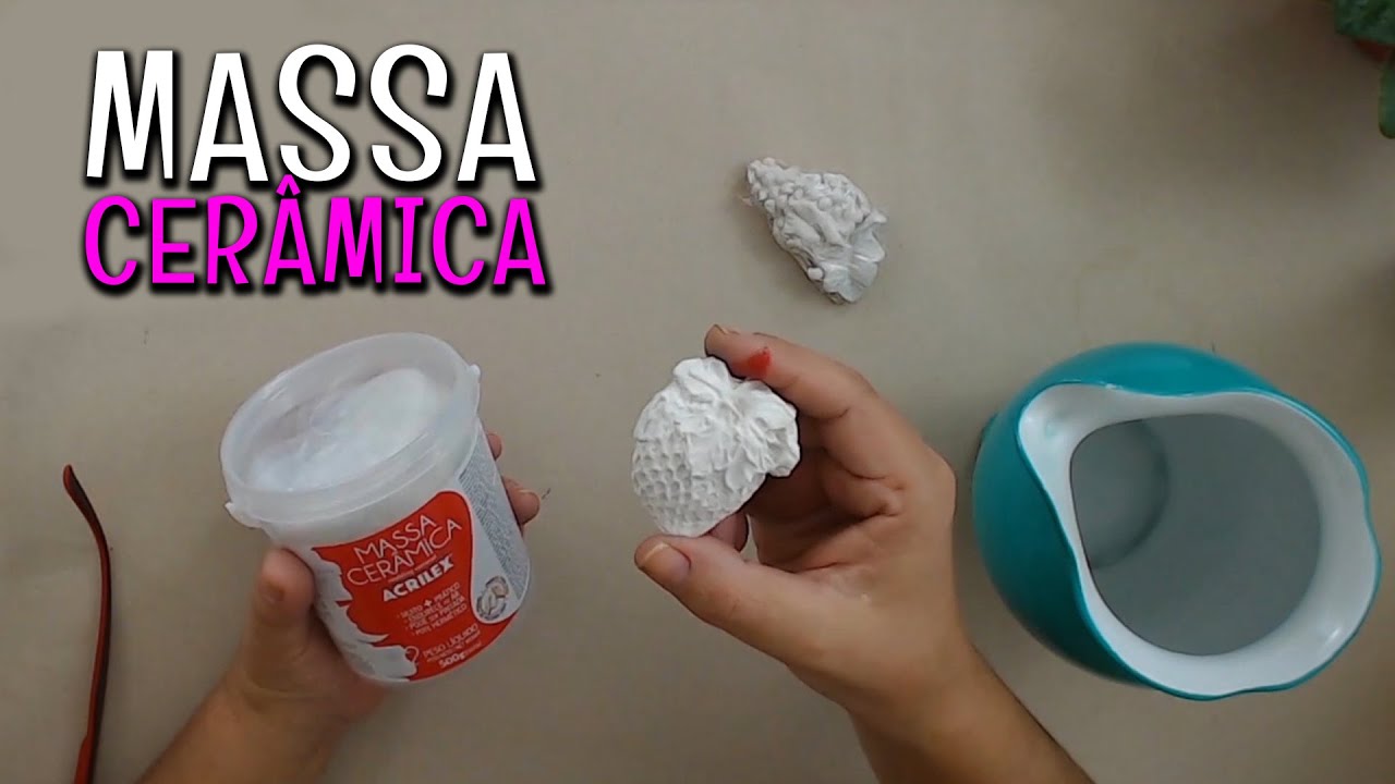 COMO USAR A MASSA CERÂMICA DA ACRILEX! ! ‹ Iolane Caron ›