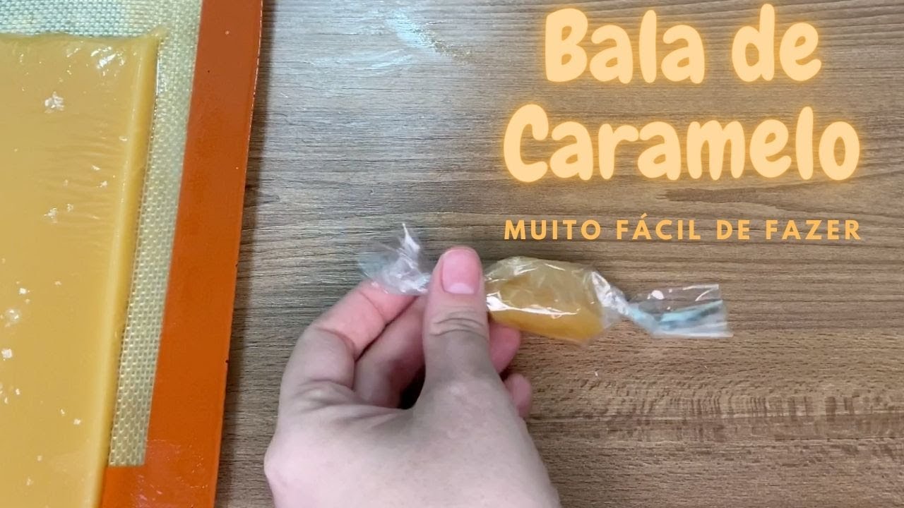 BALA DE CARAMELO | Bala Toffee | Receita Simples e Rápida