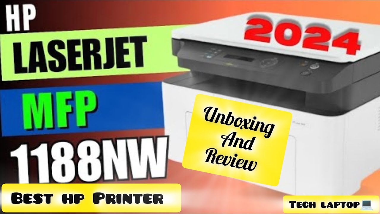 hp laserjet mfp 1188nw printer unboxing and review | how to find wifi password of hp 1188nw/1188w