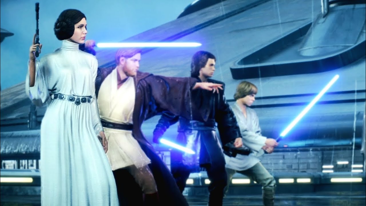 SW BF2: Leia Organa proving she's a S tier blaster (20 elims/0 deaths) | Heroes vs Villains 
