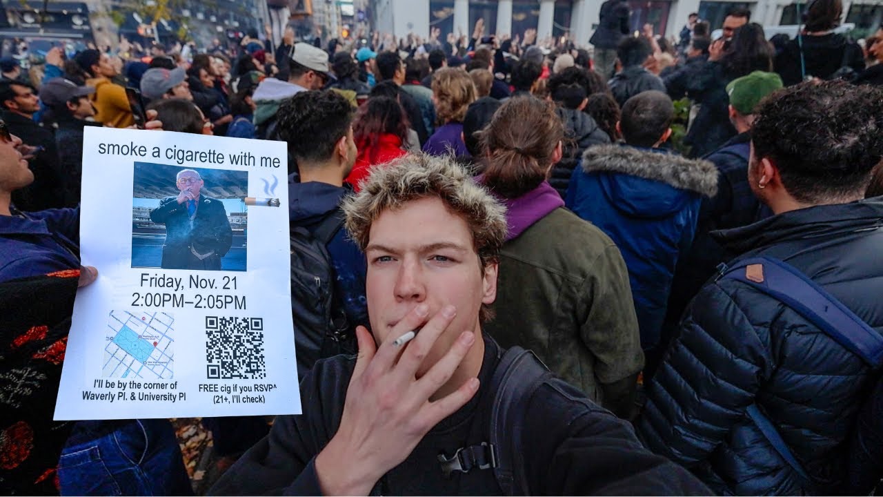 I went to the viral nyc smoke break
