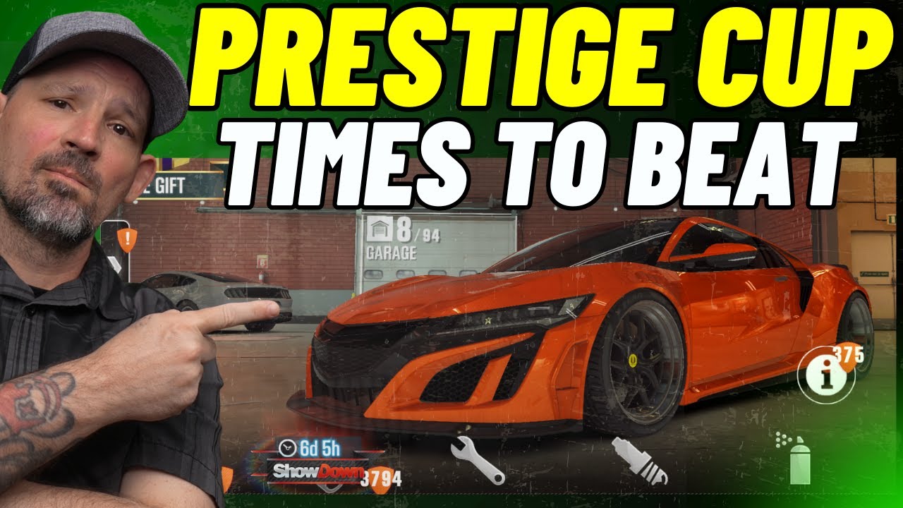 Honda Aimgain GT NSX в серии CSR2 Prestige Cup - Times To Beast