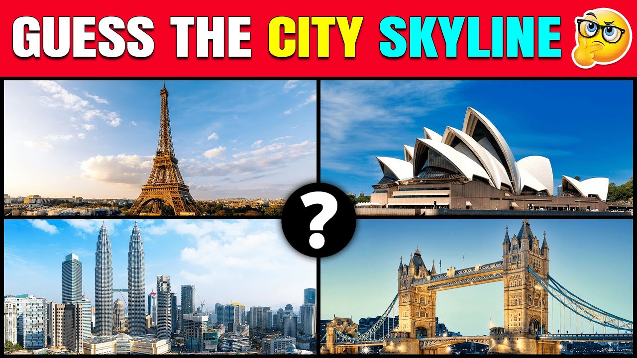 Guess The City By Its Skyline 🗺️ | Easy To Impossible 😱
