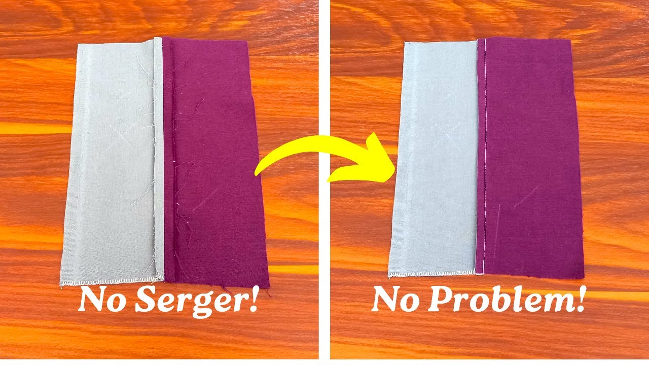 How to Finish Seams without an Overlocker | Sewing Tips and Tricks for Beginners