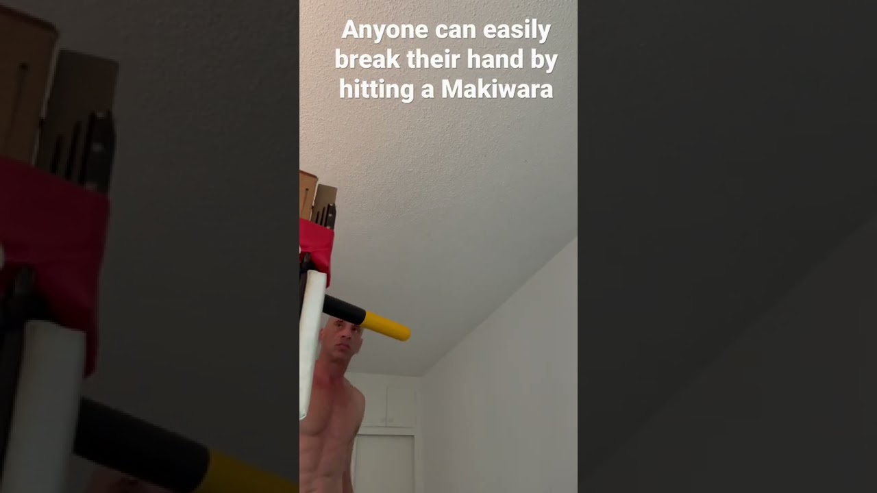 Makiwara Iron Body Conditioning: CHOPPING A TREE WITH MY HAND Why a sandbag is safer