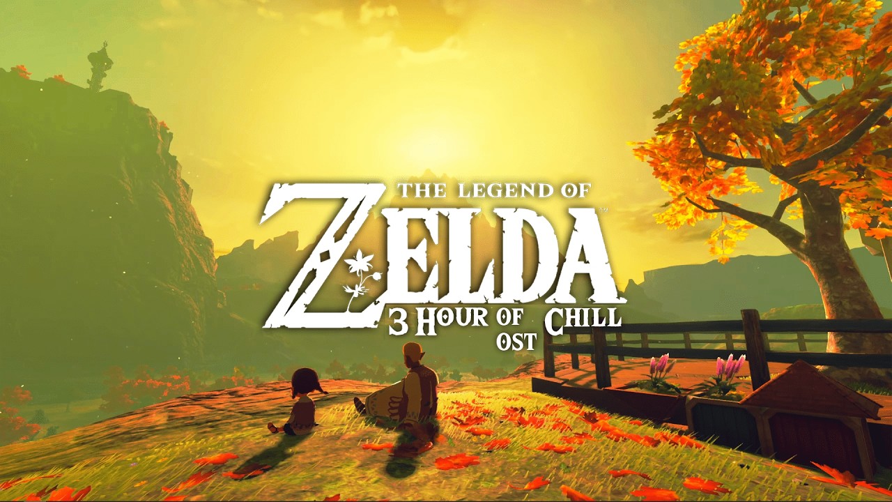 3 Hour of Relaxing Zelda Songs to chill/study/sleep