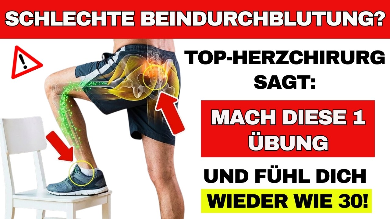 Chirurg enthüllt: DIESE 1 Übung verbessert die Durchblutung in den Beinen ab 60 sofort!