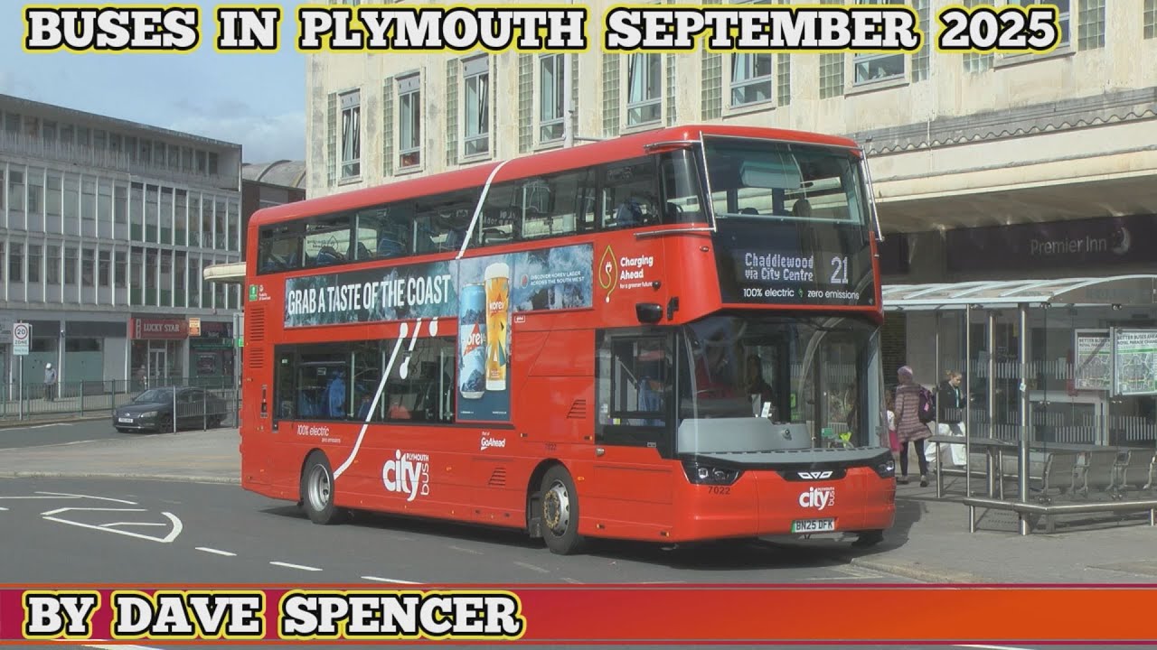 5555 PLYMOUTH BUSES SEPTEMBER 2025 BY  DAVE SPENCER PART 2