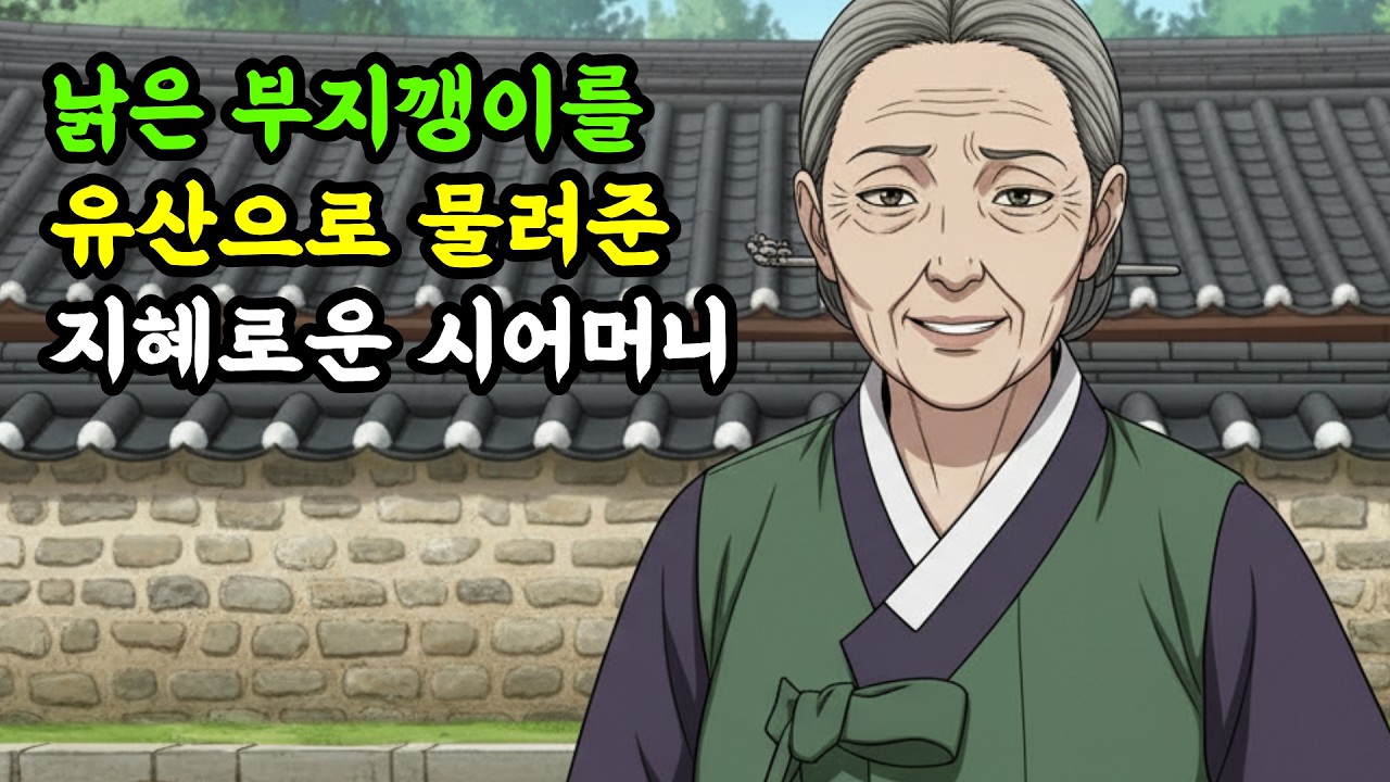 낡은 부지깽이를 유산으로 물려준 지혜로운 시어머니 | 야담 민담 설화 옛날이야기