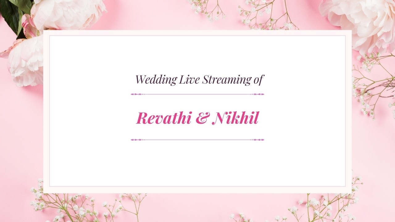 Celebrate our Big day with us live | REVATHI NIKHIL