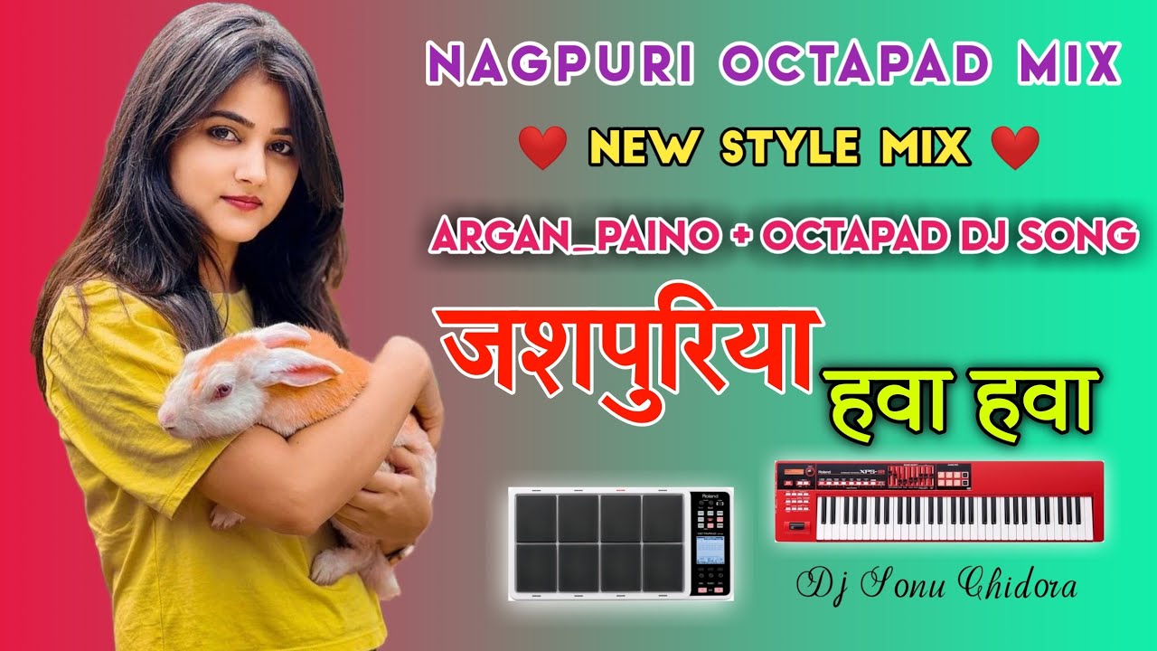🔴🔵Jashpuriya Hawa Hawa ||NAGPURI INSTRUMENT Cover🎹Argan+Piano+Octapad Dj Song 2023||#piano #octapad