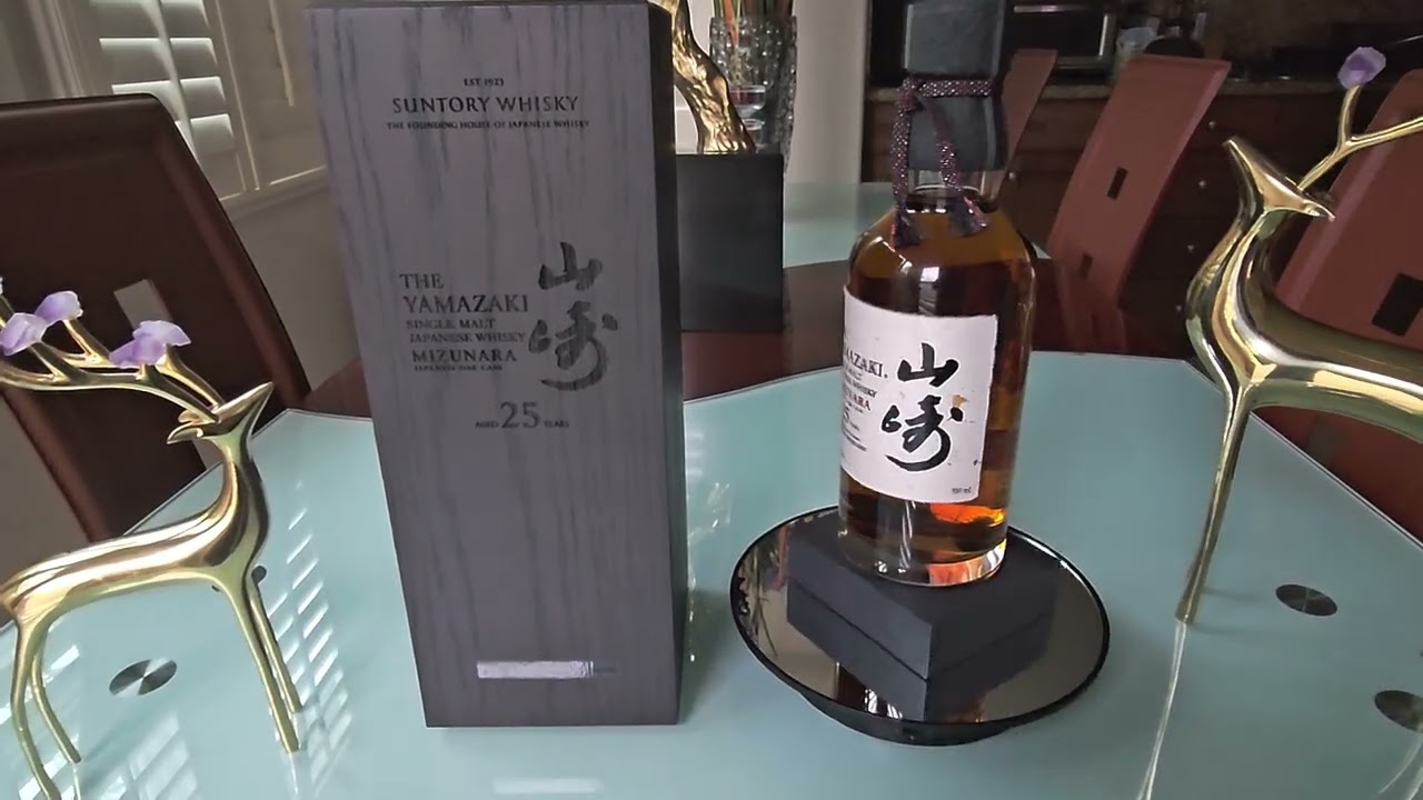 Ultra premium top shelf 2025 Yamazaki 25 years mizunara Japanese Oak Cask. Srp $7500.