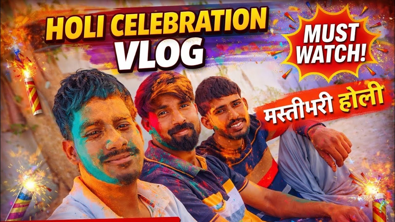 “Bura Na Mano Holi Hai 😜 | Epic Holi Vlog”