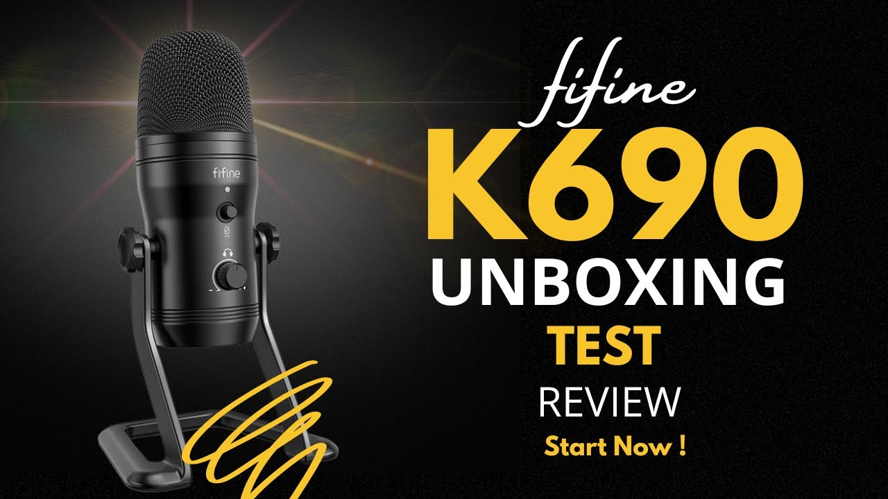 FiFine K690 USB Multi Pattern Microphone Unboxing - Test - Review | Bol Chaal