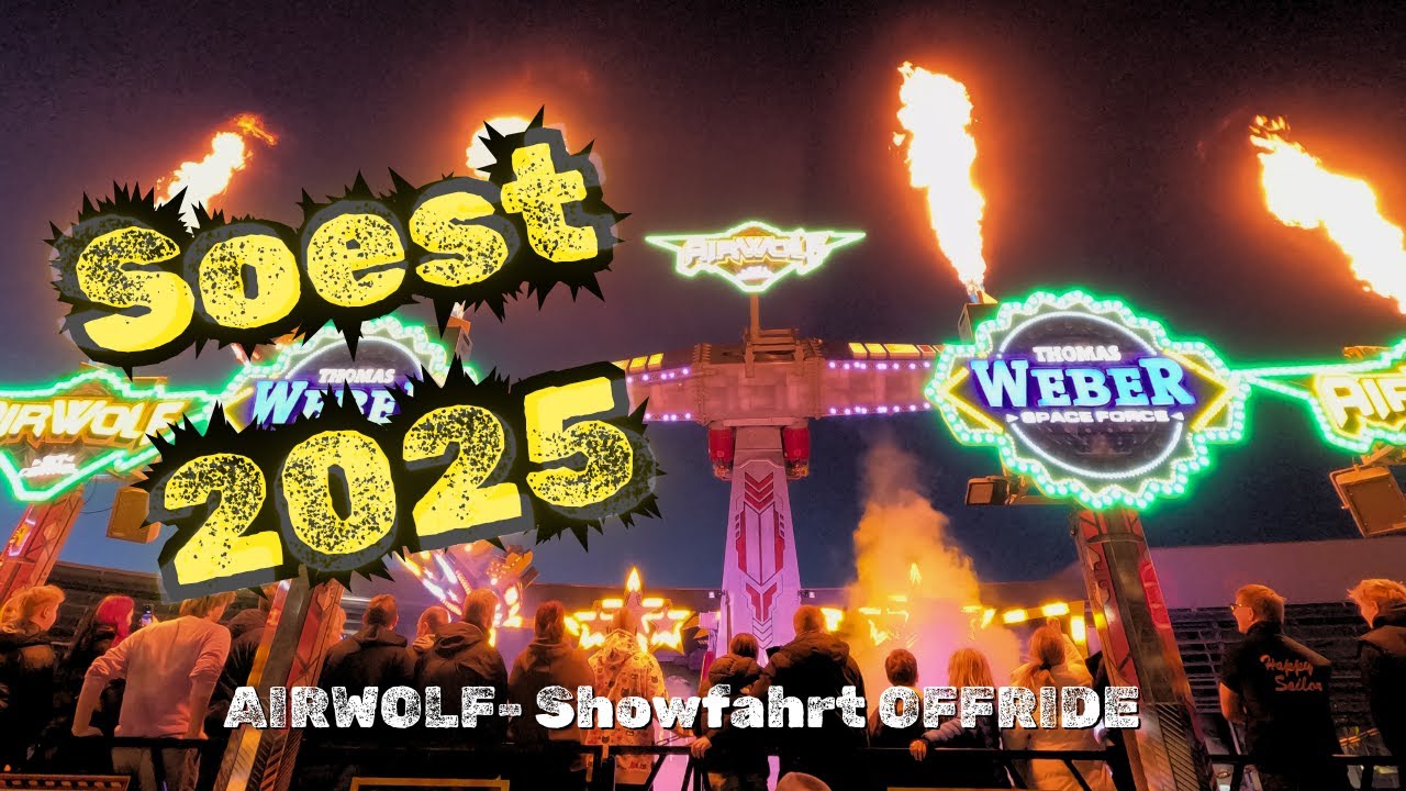 Airwolf Showfahrt | Allerheiligenkirmes Soest 2025 | OFFRIDE | #soest #allerheiligenkirmes #2025