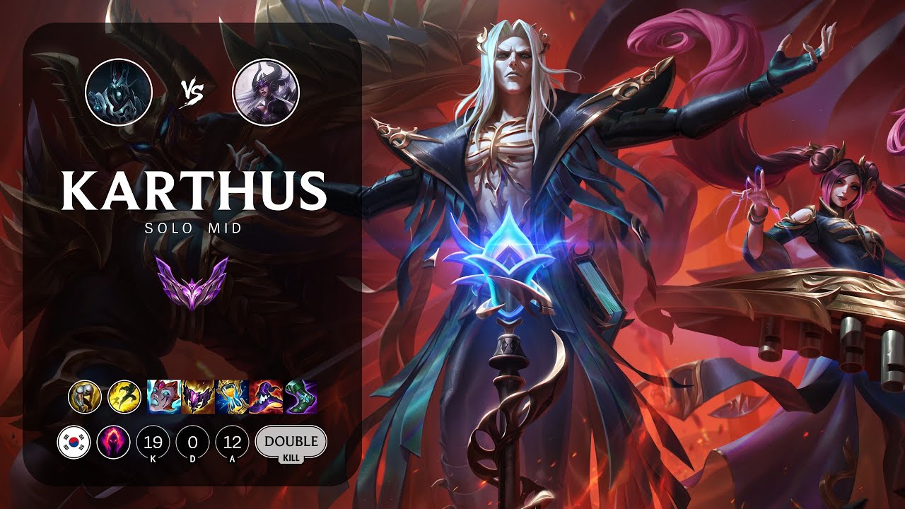 Karthus Mid vs Syndra - KR Master Patch 13.22