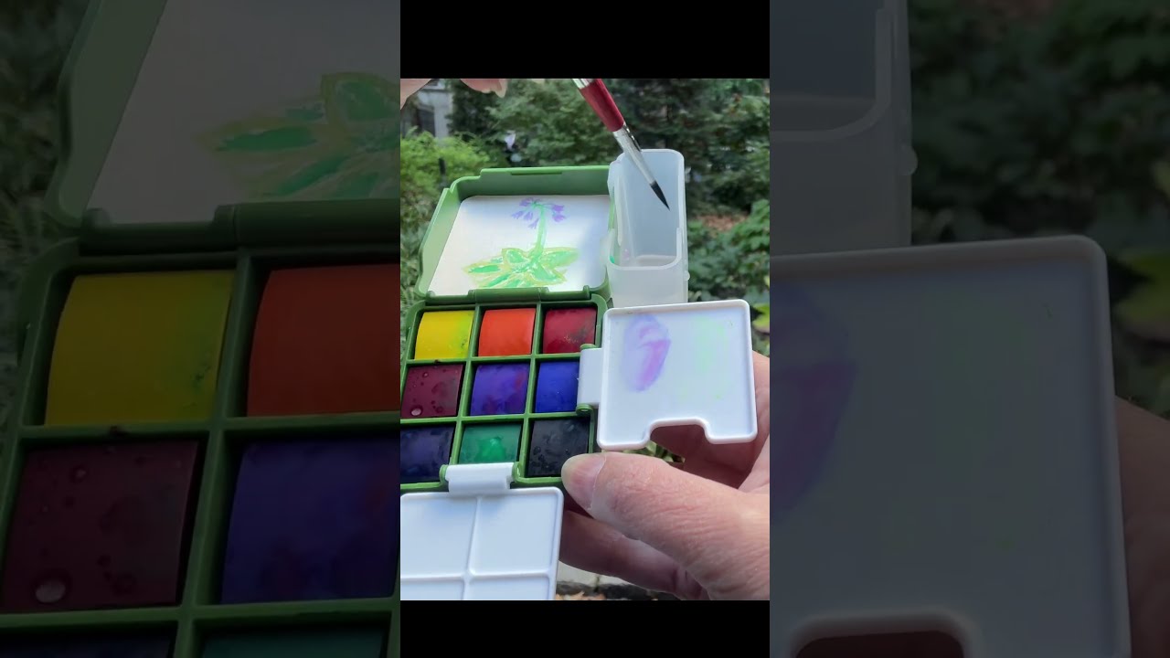 Plein Air Painting in my favorite NYC Park with The Funto Travel Kit!