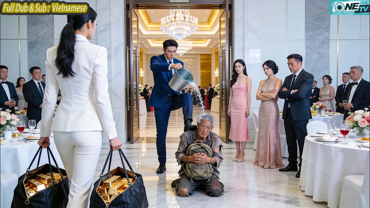 Người Cha Già Ăn Mày Đến Dự Tiệc Bị Con Trai Coi Thường Sỉ Nhục, Nào Ngờ Ông Có Con Gái Là CEO