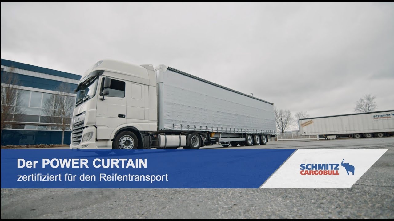 Handlingsvideo S.CS POWER CURTAIN zertifiziert f&uuml;r den Reifentransport - Schmitz Cargobull [deutsch]