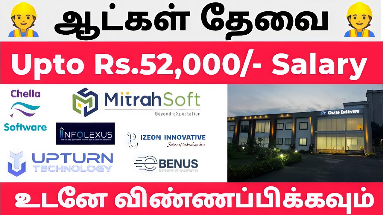 🔥 Chennai Coimbatore Madurai Jobs 2026 | Private Jobs for Freshers & Experience | Tamil