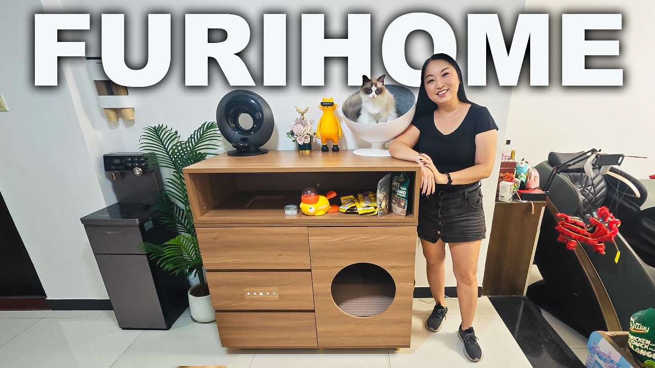 Furihome Smart cabinet with automatic litter box
