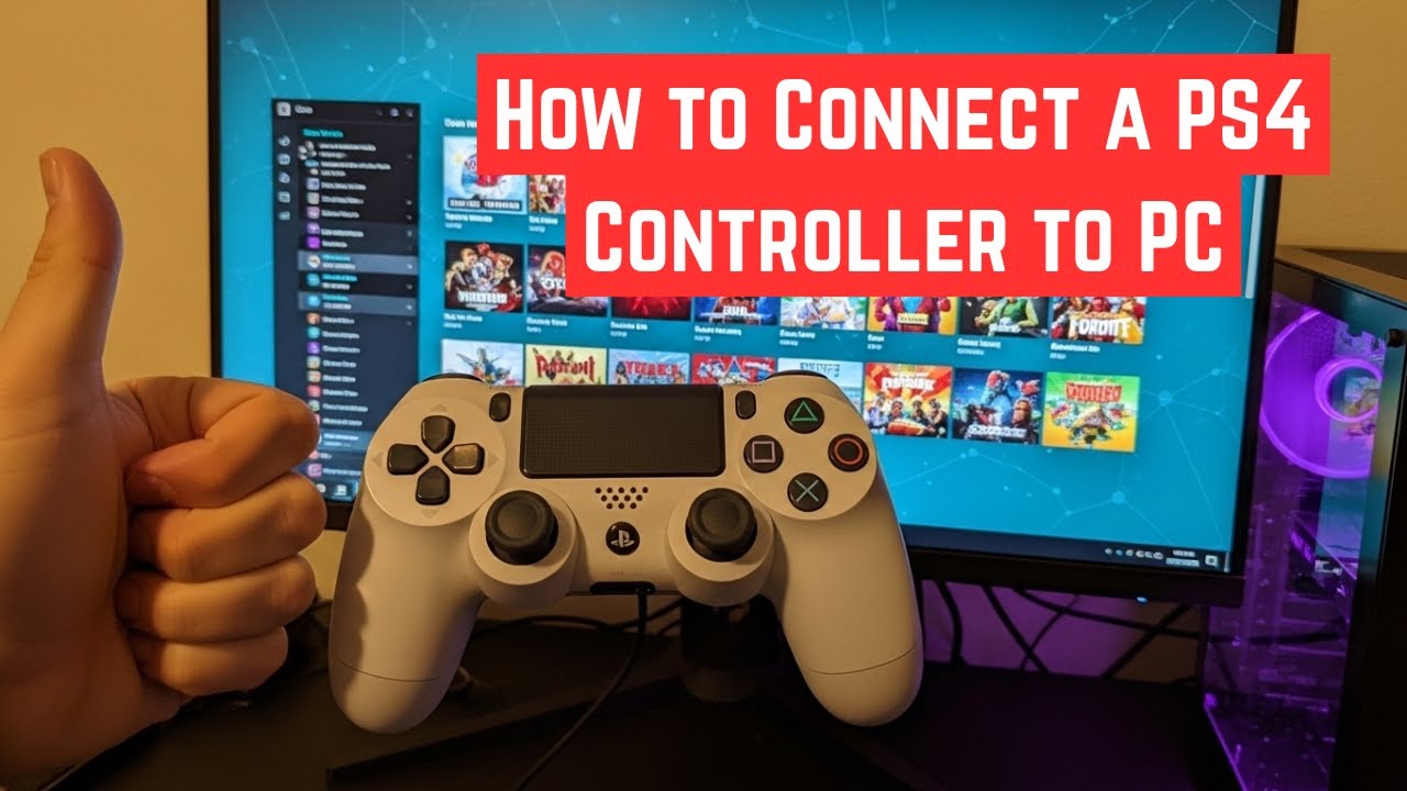 How to Connect a PS4 Controller to PC?