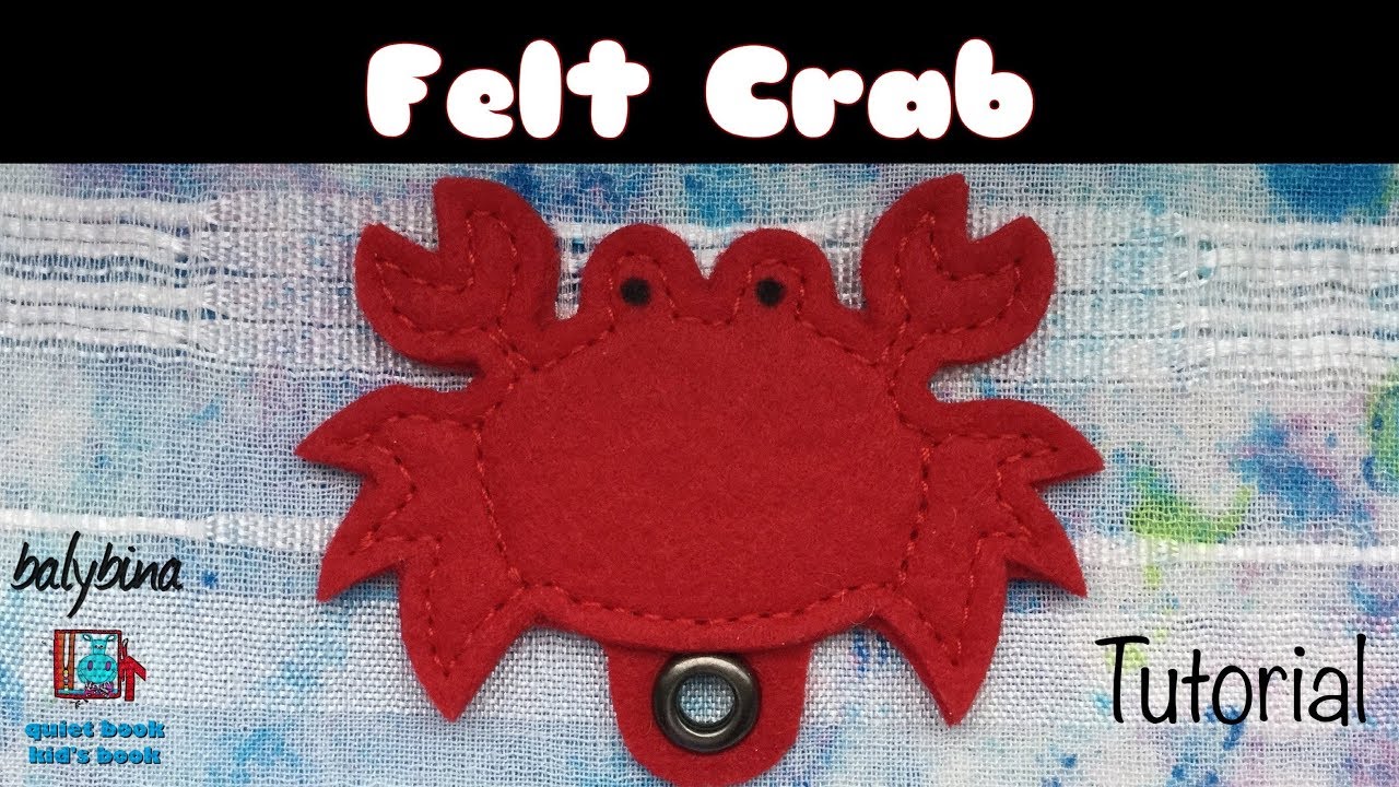 Felt Crab Tutorial | Korean Hard Felt