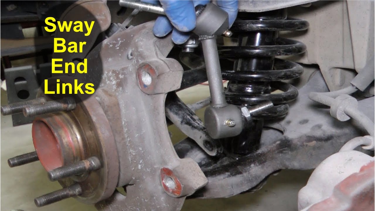 Ford Crown Vic sway bar end links how to install