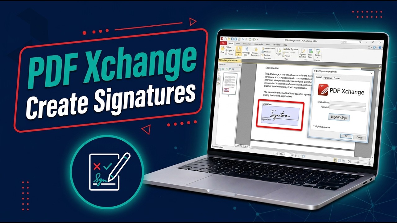 PDF XChange - Создание подписей