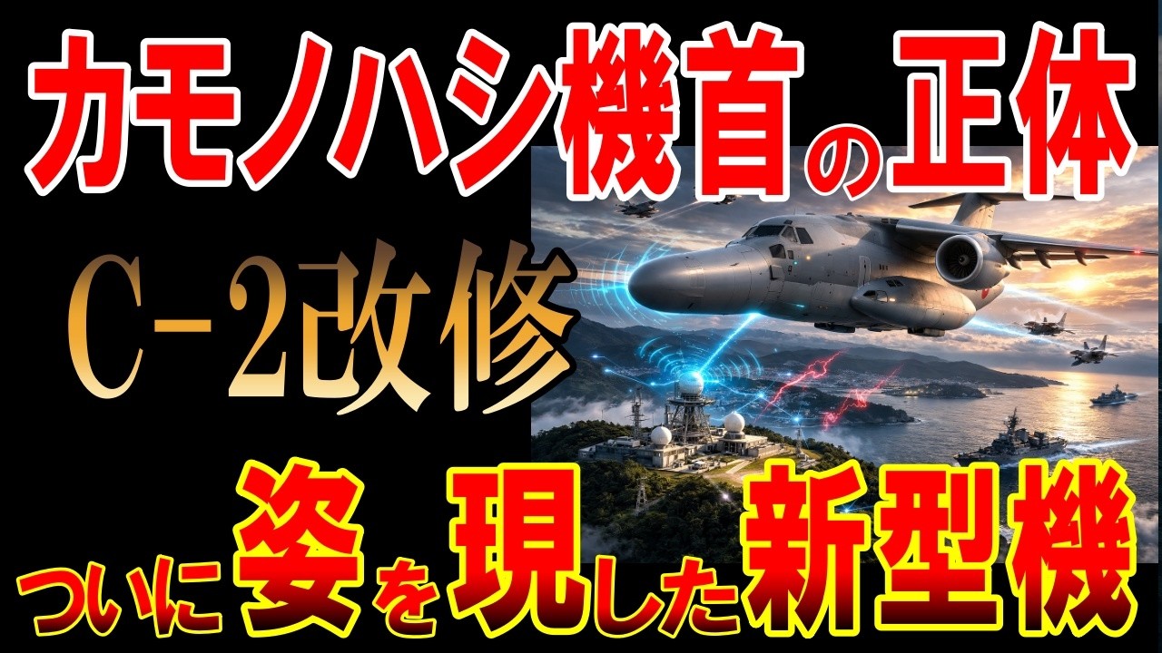 ついに姿を見せた日本の電子戦C-2、その正体とは！