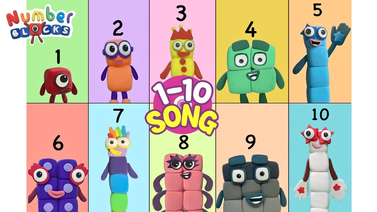 [숫자송] Numberblocks 1-10 Song | 넘버블럭스 노래 따라하기 | Learn to Count | Sing-along