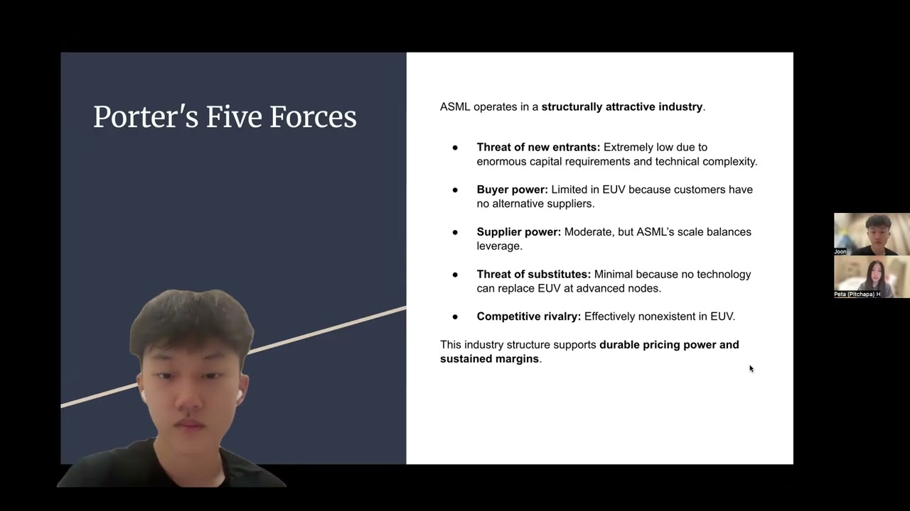 ASML Holding NV Pitch by Lee and Hosakul