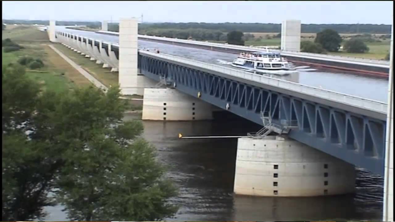 Filmbericht -Trogbrücke und Infopunkt Hohenwarthe