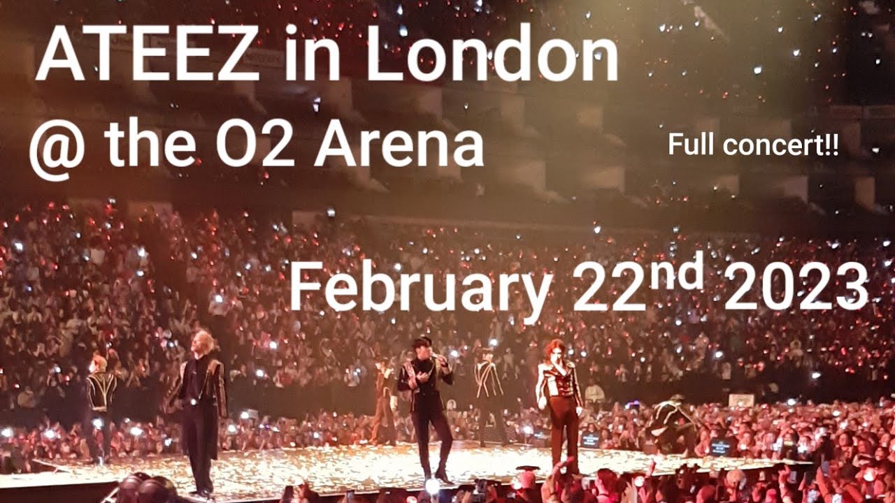 🧡 ATEEZ in London 🧡 full concert, February 22ⁿᵈ 2023 ‎@ the O2 @ATEEZofficial #ateezinlondon