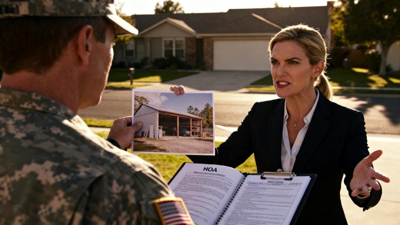 I Returned From Deployment, HOA Had Demolished My Workshop, Now They're Paying to Rebuild It